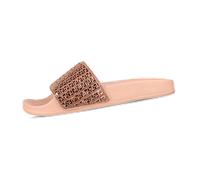 Pantolette SKECHERS "POP UPS NEW SPARK" Gr. 41, rosegold (roségoldfarben) Damen Schuhe Pantoletten mit funkelnder Bandage (83942367-41)