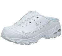 Skechers 11957, Damen Resilent Mule , Weiß - Weiß/silberfarben - Größe: 38 EU