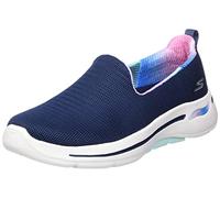 Skechers 124867 BKHP, Damen Sneaker, Marineblauer, türkisfarbener Besatz, 40 EU