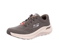 Skechers Arch Fit 2.0 Big League niedrige Damen-Sneaker, olive, 37 EU