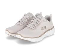 Skechers 150217 NTGD Schnürhalbschuh Textil Damen in beige - Gr. 42