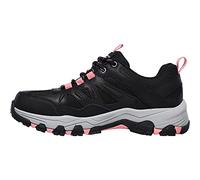 Skechers 167003 Damen Sneaker, Schwarz (Black Leather/Textile/Coral Trim Bkcc), 38 EU