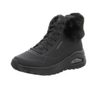 Skechers Damen Winterstiefel Uno Rugged Fall Air Durabuck Kunstfell Schwarz Größe 38,5 EU