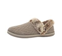 Skechers Cozy Campfire Girls Night in Damen Hausschuh gefüttert Beige, Schuhgröße:EUR 36