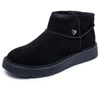 Skechers Keepsakes Cozy Mini-Schneestiefel für Damen, freihändig, Schwarz/Schwarz, 40 EU