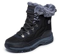 Skechers 167893 BBK Schnürstiefel Textil & Synthetik Damen in schwarz - Gr. 35