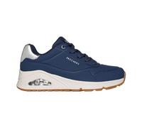 Skechers Damen Uno Golden Air Turnschuhe, Navy Durabuck/Silver Trim, 41 EU