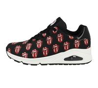 Skechers 177964BKRD Damen-Sneaker, Schwarz, Größe 39, Schwarz, 39 EU