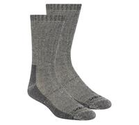 Skechers 2 Pack Männer's Crew Wool Socken in Schwarz, Größe Groß