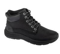 Schnürstiefelette SKECHERS "Skechers Stiefelette Leder", Herren, Gr. 41, schwarz, Leder, Schuhe (26206801-41) schwarz