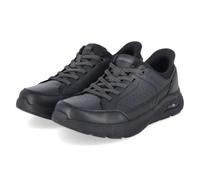Skechers 205656 BBK Herren Slip On Sneaker Leder und Synthetik in Black - Gr. 46