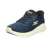 Skechers Herren Go Walk Now Payton Sneaker, weißer Rand aus Textil, Marineblau, 41,5 EU