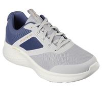 Skechers 232594 New Century Grau Marineblau Herrenschuhe Sneakers Schnürsenkel Memory-Stoff 40