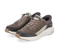 Skechers 232618 OLV Herren Slip On Sneaker Textil & Synthetik in Green - Gr. 40