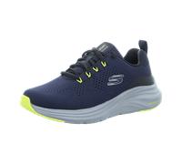 Skechers Herren Textil-Sneaker Vapor Foam Oxford Marineblau/Limettengrün Größe 45