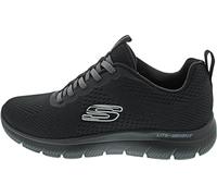 Skechers 232963 BBK Schnürhalbschuh Herren in schwarz - Gr. 42