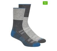 Skechers 2er-Set: Socken in Grau - Größe 27,5-35,5 | Herrensocken