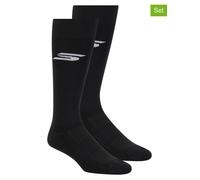 Skechers 2er-Set: Socken in Schwarz - Größe 43-46 | Herrensocken