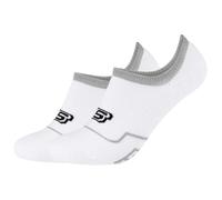 Skechers 2PPK Cushioned Footy Socks SK44011-1000, Unisex socks, White, 39-42 EU