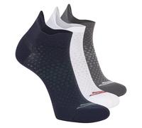 Skechers 3 Pack Männer's Low Cut Socken in Blau/Grau, Größe Groß