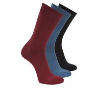 Skechers 3 Pack Männer's Reflective Performance Half Terry Crew Socken in Poseidon, Größe Groß