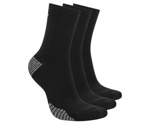 Skechers 3 Pack WoMänner's Half Terry Low Crew Socken in Schwarz/Weiss, Größe Medium