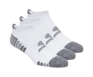 Skechers 3 Pack WoMänner's Half Terry Low Cut Socken in Weiss, Größe Medium
