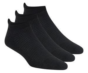 Skechers 3 Pack WoMänner's Performance Low Cut Textured Socken in Schwarz, Größe Medium