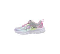 Skechers 303503L GYMT Sneaker, Gray Mesh/Multi Trim, 29 EU