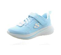 Sneaker SKECHERS "WAVE 92", Mädchen, Gr. 32, blau (lightblau), Lederimitat, Textil, Glitzer, Schuhe Sneaker, Schlupfschuh mit Glitzer für Mädchen, Größenschablone zum Download (45714007-32) lightblau