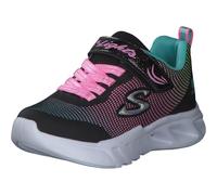 Skechers 303700l Bkmt Sneaker, Schwarzes Netz mit Mehreren Ziernähten, 33 EU