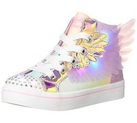 Skechers 314401L MLT Sneaker, Multi Synthetic/Lavender Trim, 32 EU