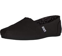 Skechers 33645W Damen Bobs Plush-Peace & Love Espadrilles, schwarz, 37.5 EU