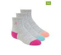 Skechers 3er-Set: Socken in Grau - Größe 21-26 | Kinder Socken Strumpfhosen