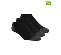Skechers 3er-Set: Socken in Schwarz - Größe 43-46 | Herrensocken
