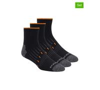Skechers 3er-Set: Socken in Schwarz - Größe 43-46 | Herrensocken