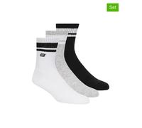 Skechers 3er-Set: Socken in Weiß - Größe 36-38 | Herrensocken