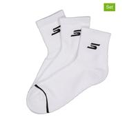 Skechers 3er-Set: Socken in Weiß - Größe 39-42 | Herrensocken