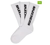 Skechers 3er-Set: Socken in Weiß - Größe 39-42 | Herrensocken