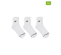 Skechers 3er-Set: Socken in Weiß - Größe 43-46 | Herrensocken