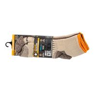 Skechers 3pk Mens Work Qtr Socks S115423-SAND, Men socks, Beige, 41-46 EU