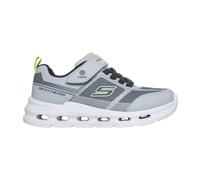 Skechers Jungen S-Lights: Glide-Step Lights Shoes in Grau/Grün, Größe 35
