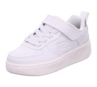 Sneaker SKECHERS KIDS "Blinkschuh SPORT COURT 92- SHOW MADDOX" Gr. 37, weiß Kinder Schuhe Sneaker mit dezenter Blinkfunktion (12751063-37)
