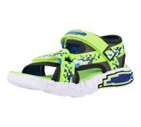 Skechers Jungen Mega-Splash 4K Sandalen in Grün/Schwarz, Größe 28, in der Maschine waschbar