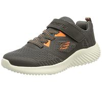 Skechers 403736L CCOR, Sneaker, Charcoal & Orange Synthetic/Textile/Trim,