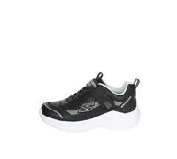 Skechers 403861L BKSL, Sneaker, Black & Silver Synthetic & Trim,