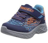 Skechers 403920n Nvbl Sportschuhe, Marineblauer synthetischer orangefarbener Rand, 21 EU