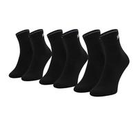 Skechers 5PPK Wm Mesh Ventilation Quarter Socks SK42017006-9999, Unisex socks, Black, 35-38 EU