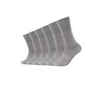 Skechers 6 Paar Unisex Basic Socken SK41040, Farbe:Light Grey Melange 3390, Socken & Strümpfe:47-49