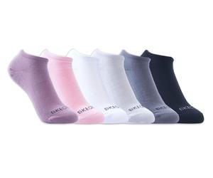 Skechers 6 Pack Color Liner Socken in Assorted, Größe Medium